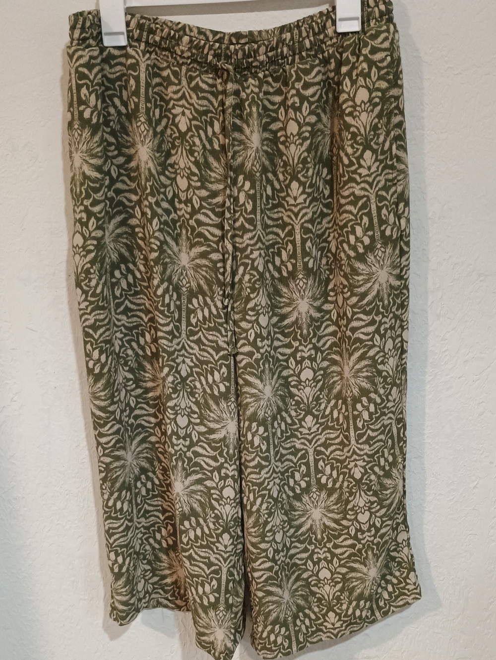 kathy ireland Olive Green Patterned Men's Joggers